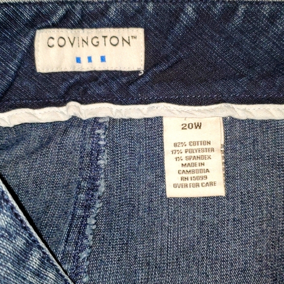 LIKE NEW: WOMENS COVINGTON JEAN SKIRT - Picture 2 of 5